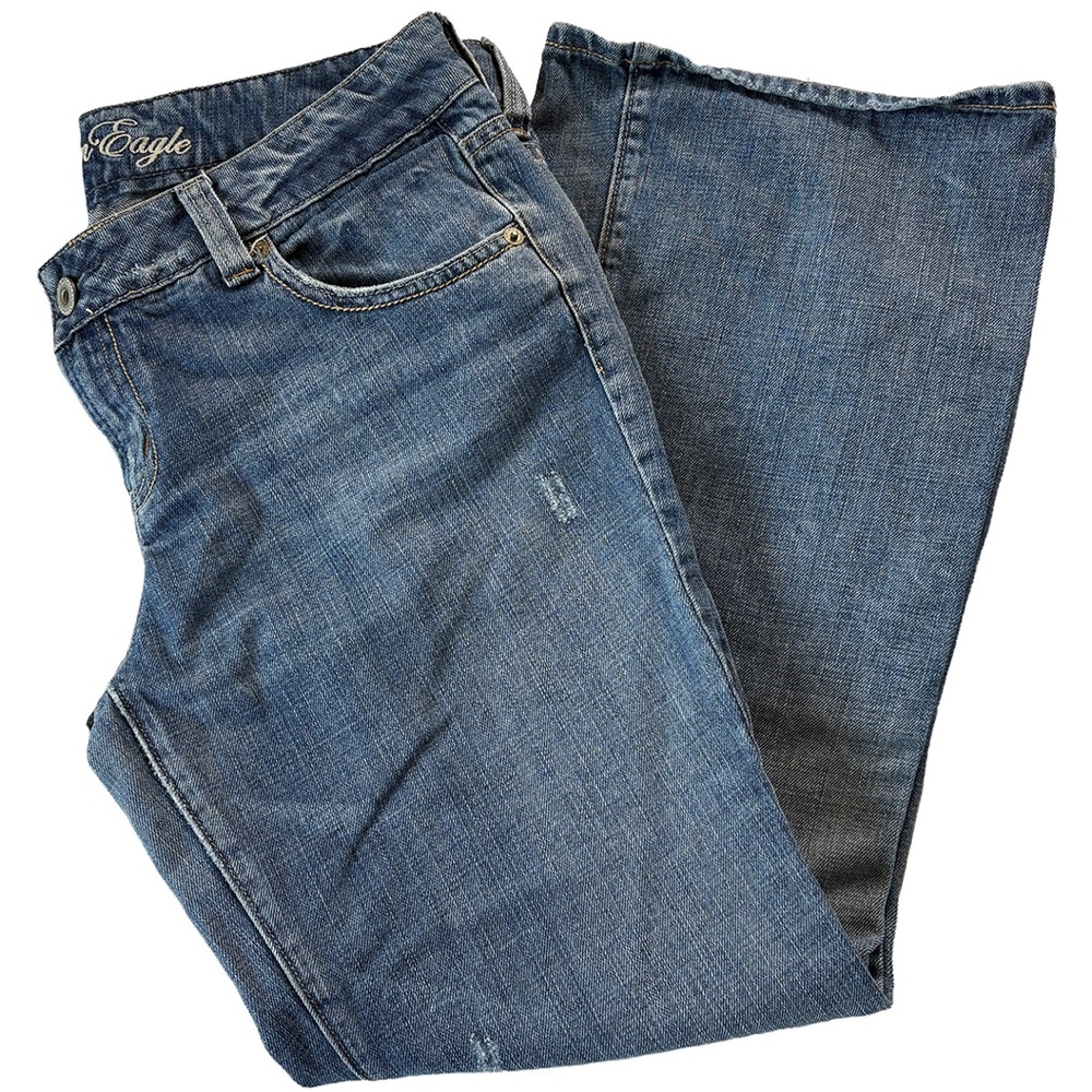 American Eagle Favorite Boyfriend Jeans | Y2K Low Rise Denim | Size 12 Short